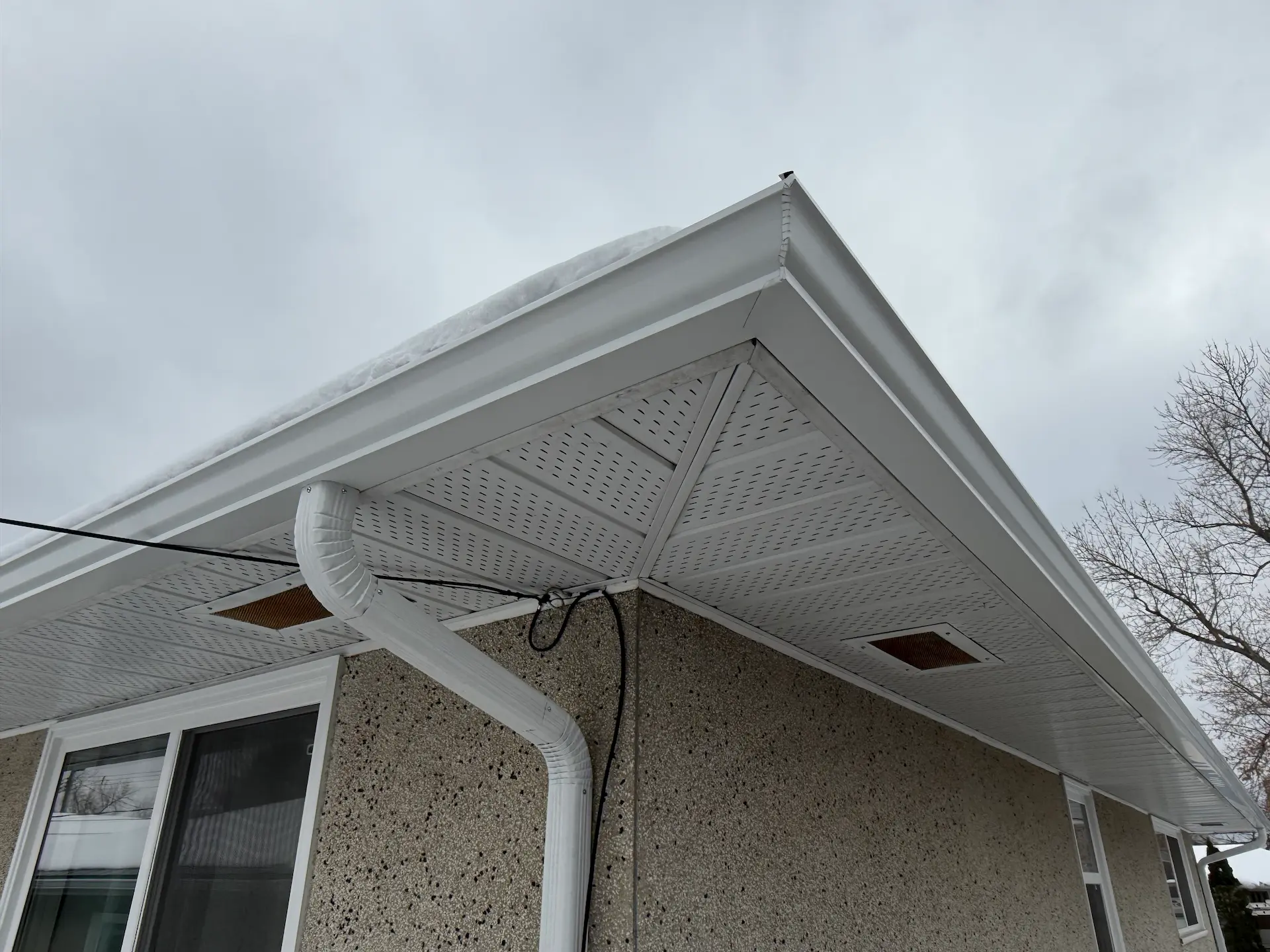Eavestrough installation Alberta